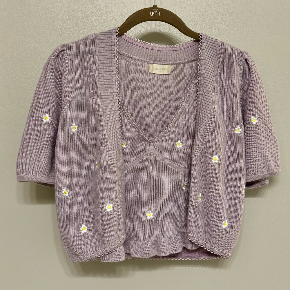 Altar’d State Cami and Cardigan Sweater Set